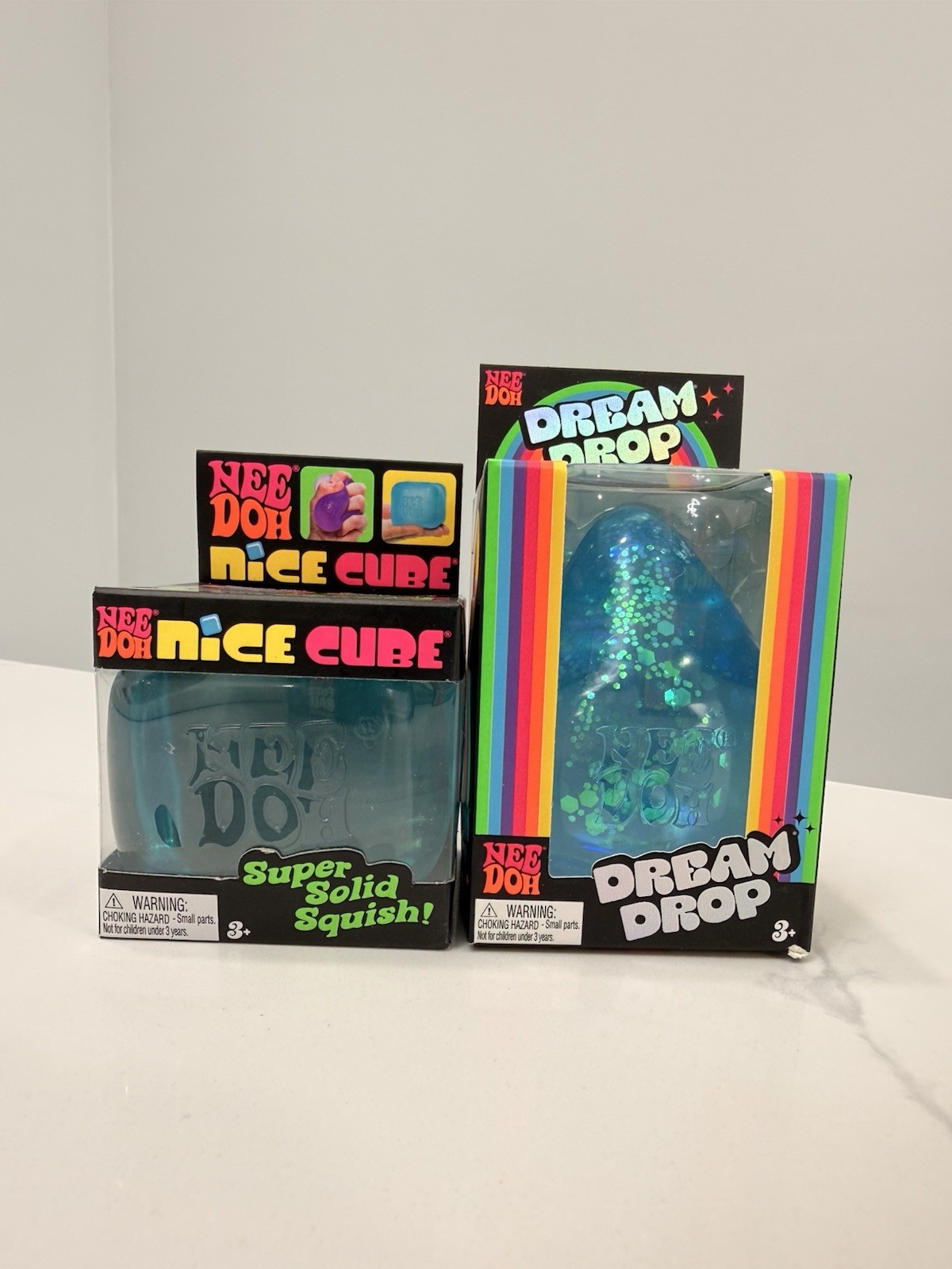 New Needoh Blue Dream Drop and Blue Nice Cube Sealed Lot Of 2 FAST SHIPPING 🚨