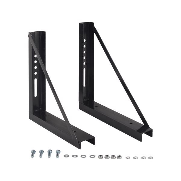24"*18" Welding structure truck tool box mounting bracket kit black MT018028