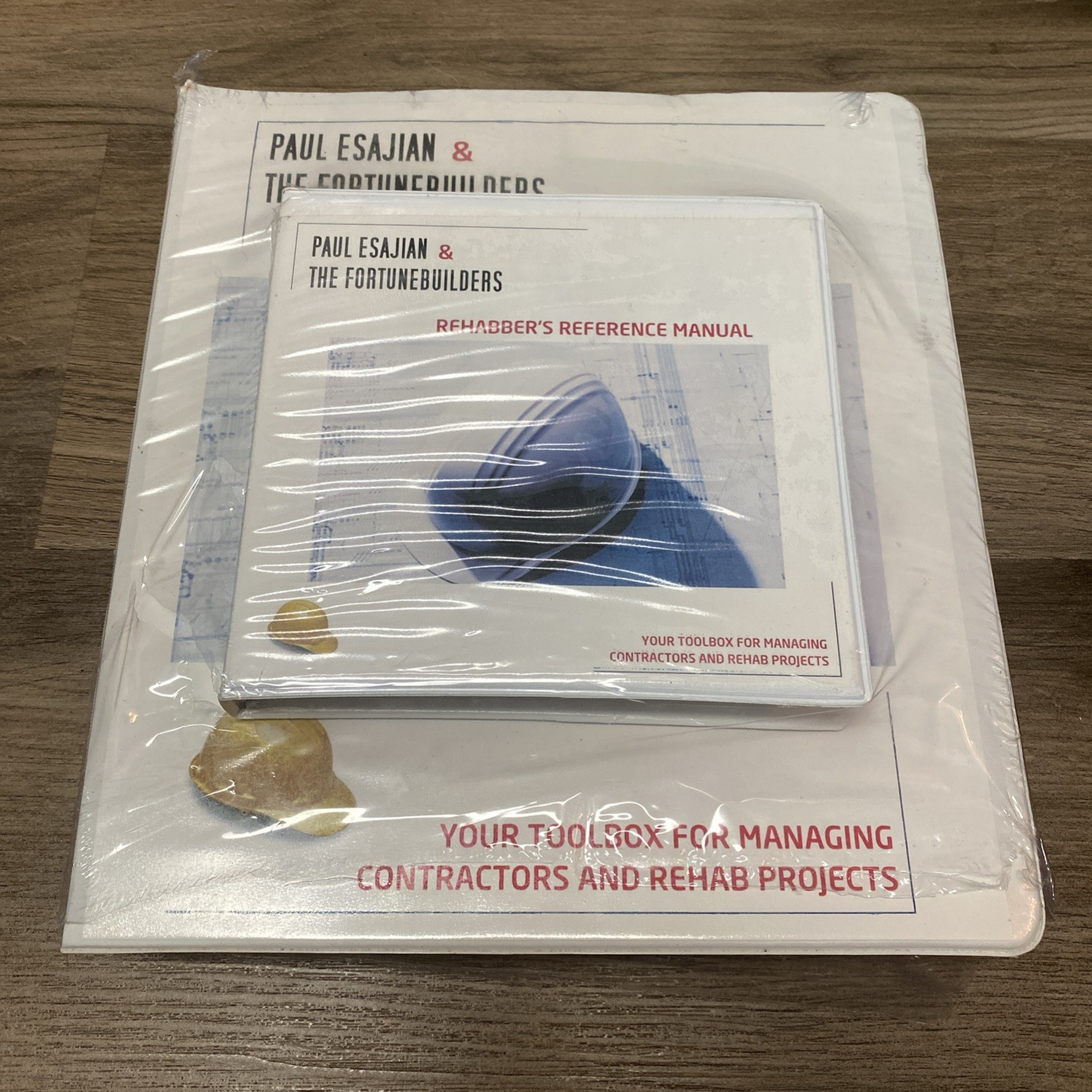 FORTUNEBUILDERS REHABBER'S COURSE BY PAUL ESAJIAN MANUAL, 2 DVD & 4 CD FULL SET