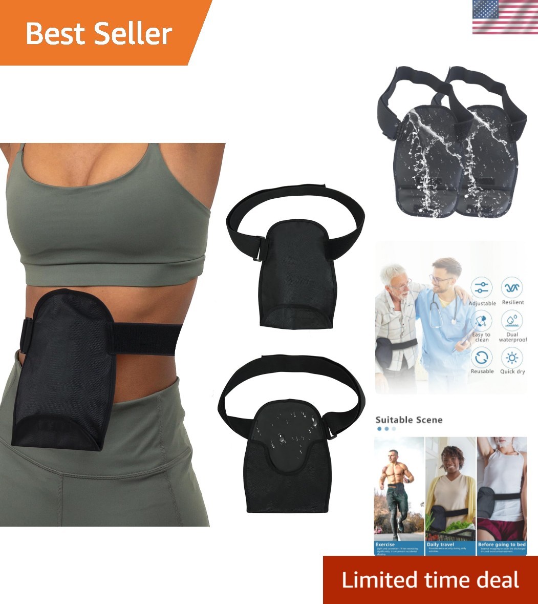 Waterproof Ostomy Bag Covers Adjustable Universal Stoma Pouch Cover for ileos...
