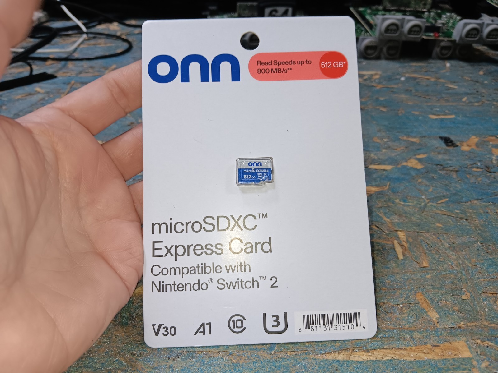 Onn EXACT SEALED 512 GB Micro SD Express Card Nintendo for Switch 2-SEE ALL