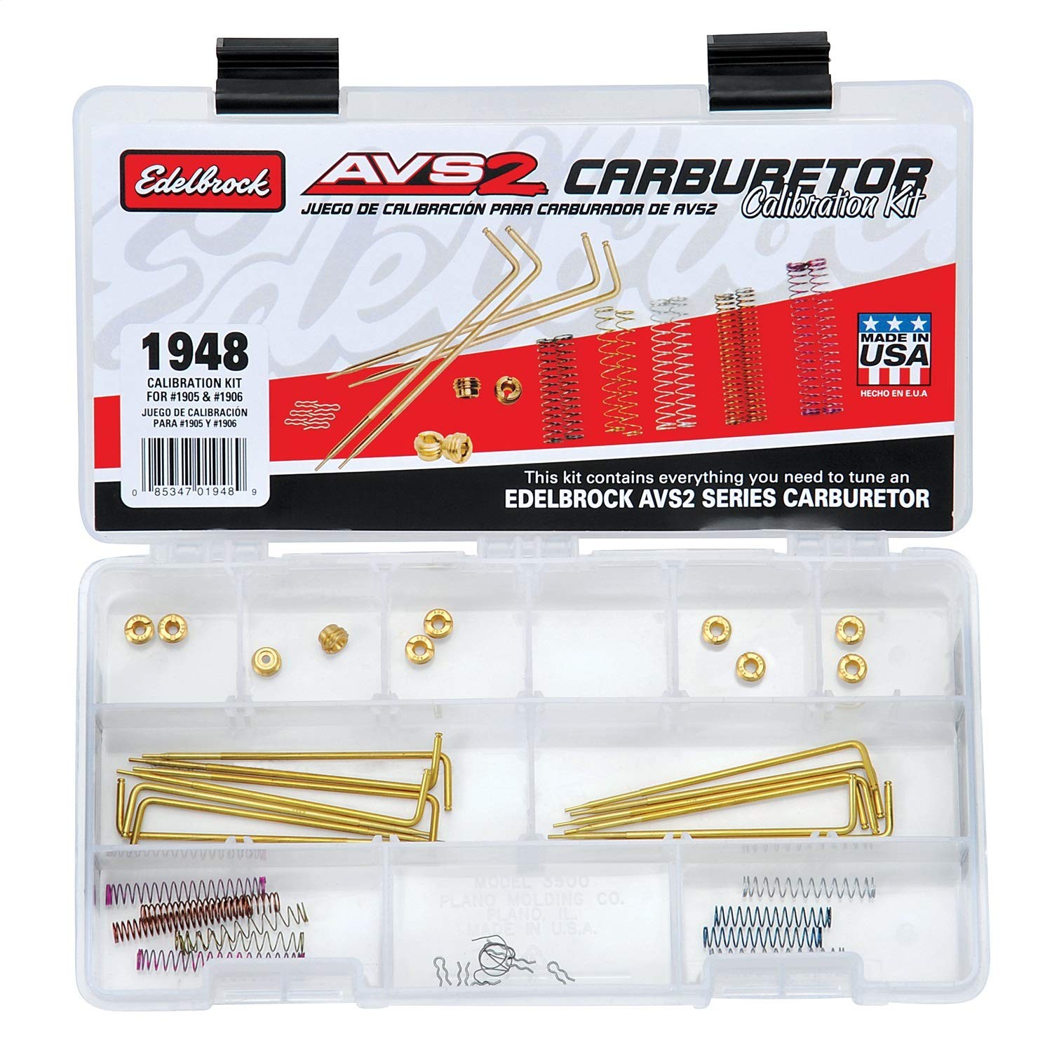 Edelbrock Calibration Kit AVS2 650 Series 1905 1906 Carburetor Tuning Tool