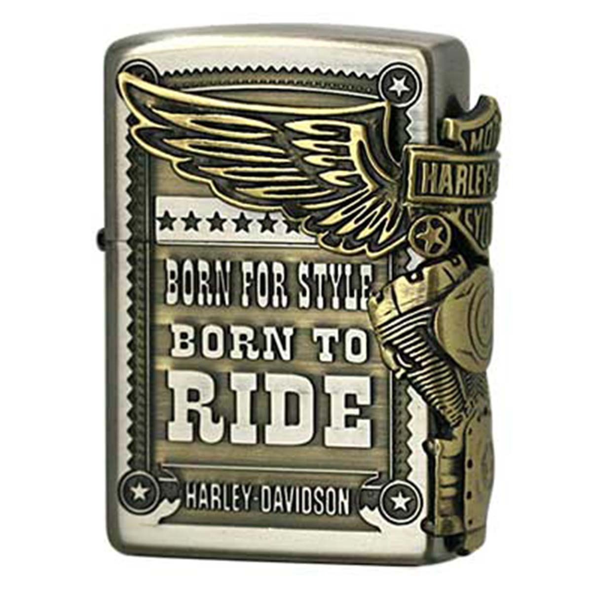 Harley Davidson Zippo Lighter Japan Limited Nickel Collectible Used