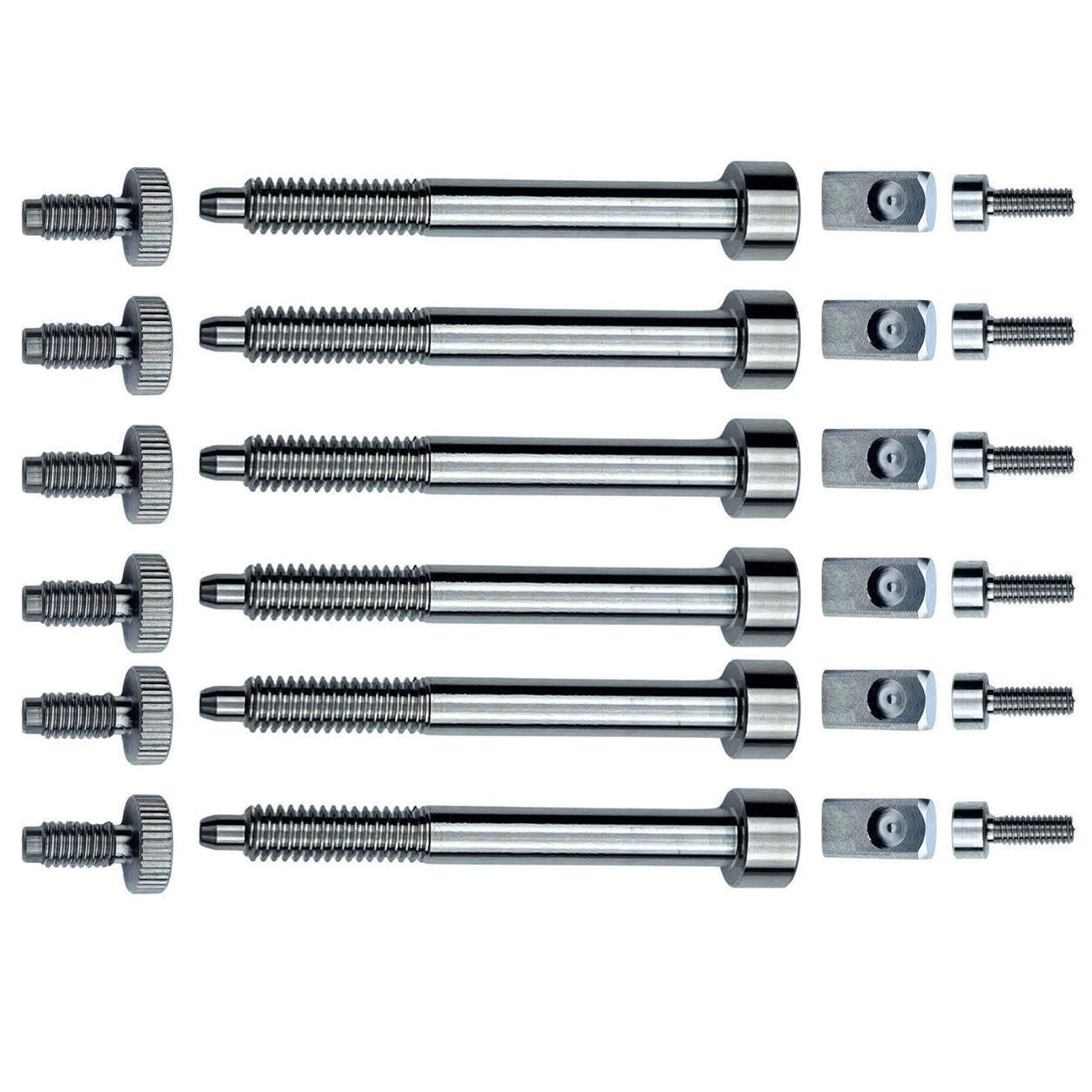 Titanium Alloy Fit Floyd Rose String Locking Screws Fine Tuners Blocks Insert  