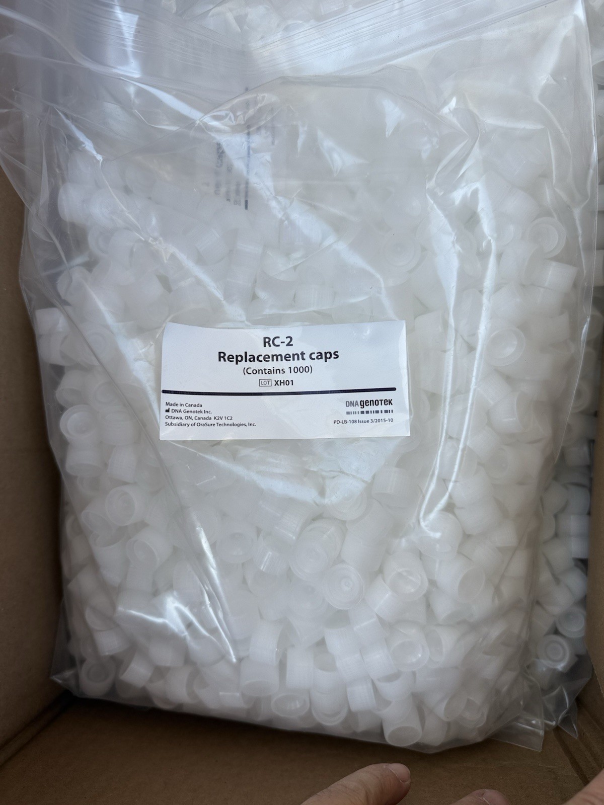 Genotek DNA Blood Collection Tubes For DNA RNA & METABOLOMICS, Box Of 10,000