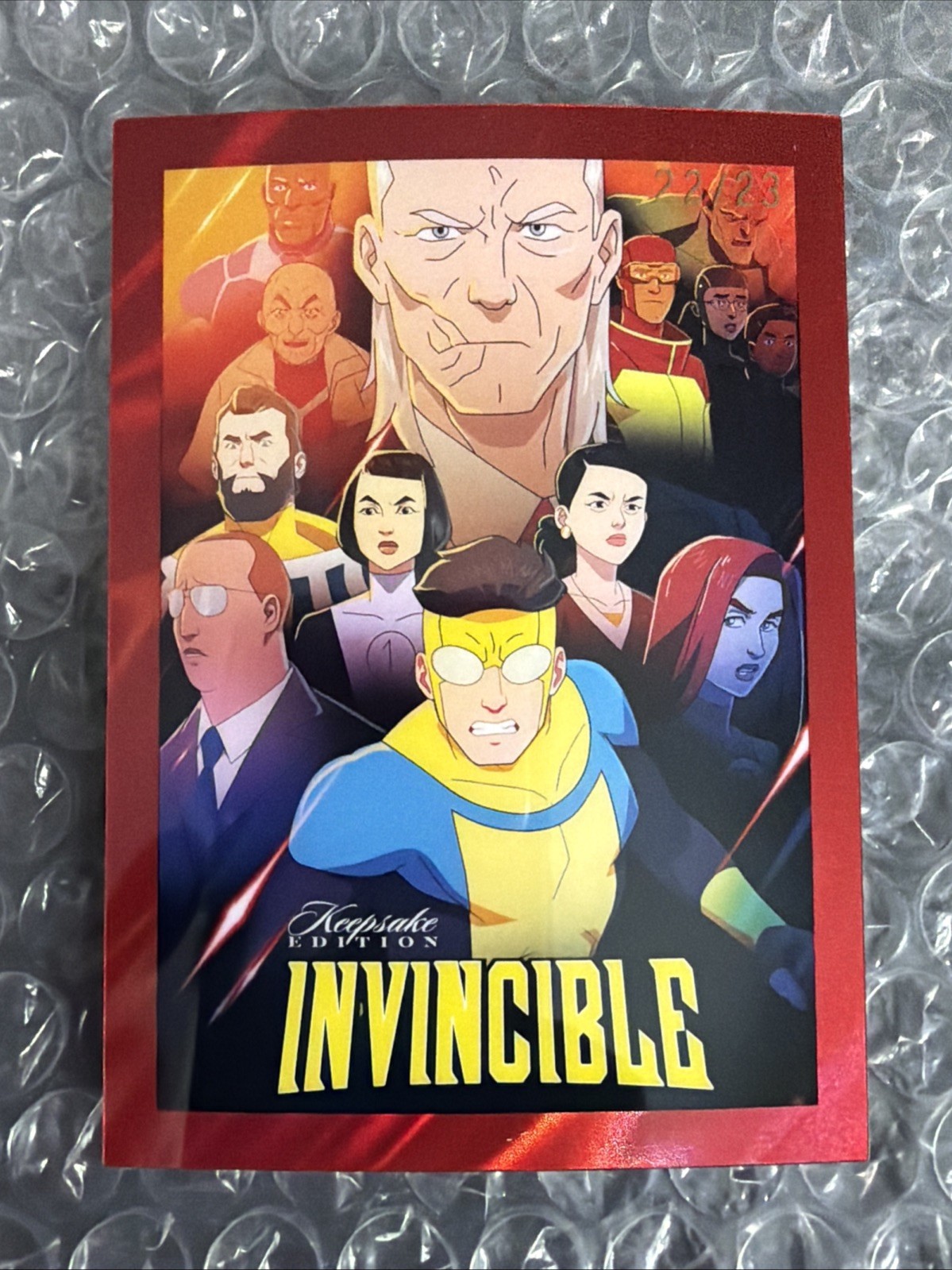 2025 Keepsake Invincible Season 1 #246 The Guardians Red /23