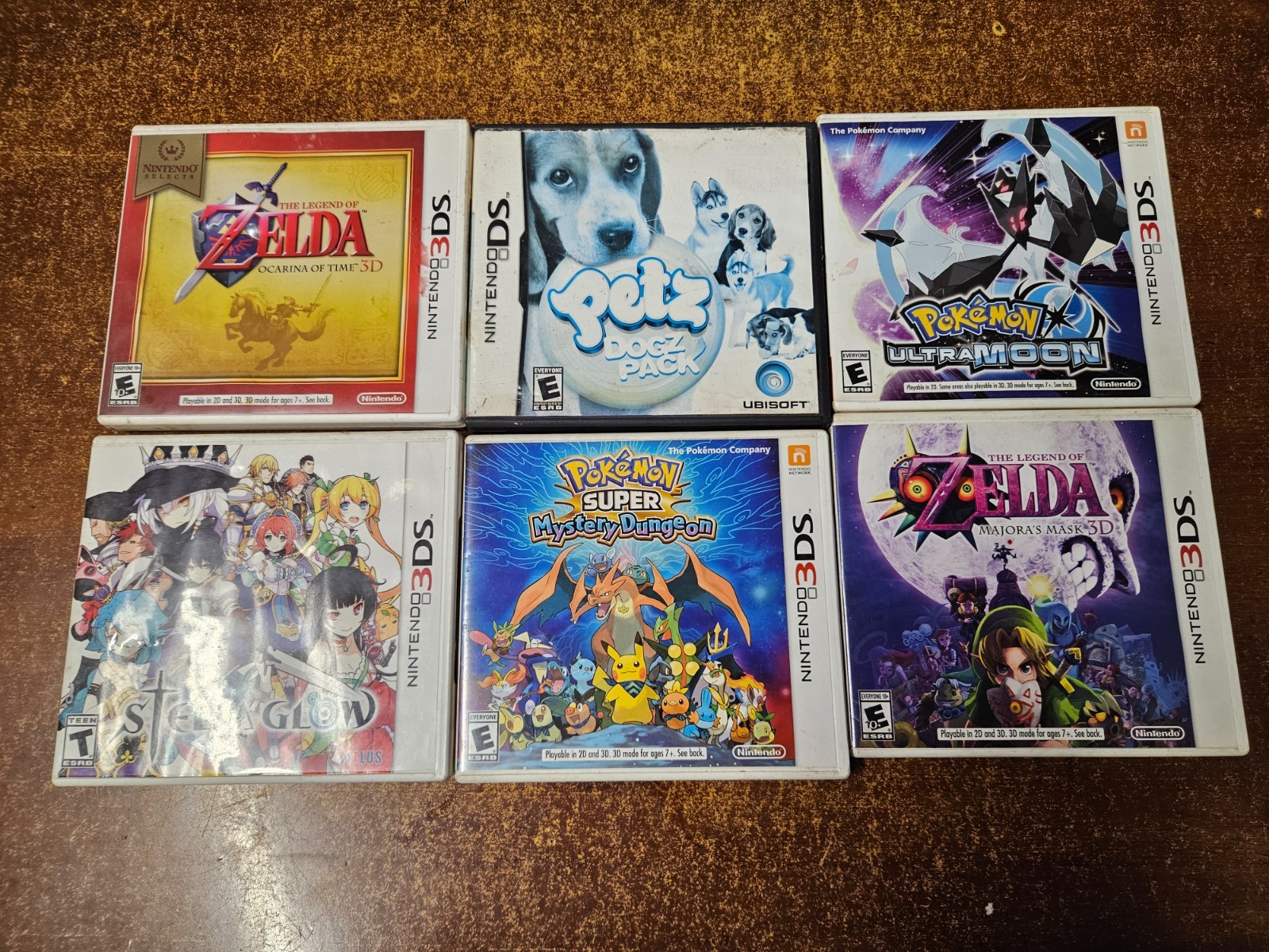 Lot Of 7 Nintendo 3DS Game Cases. No Games, Empty Case. 1 DS Case.