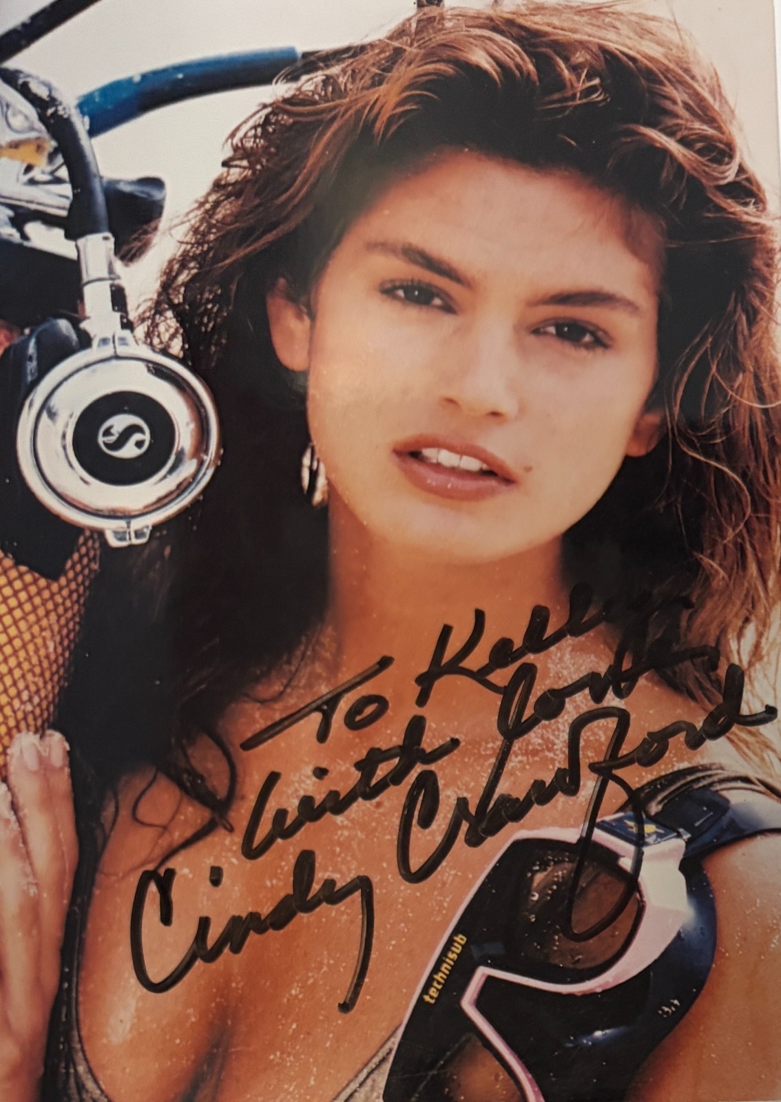 Cindy Crawford Signed Autographed 4x6 Photo