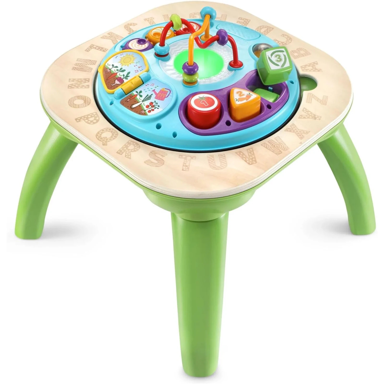 LeapFrog ABCs & Activities Wooden Table – Interactive Toddler Learning Toy