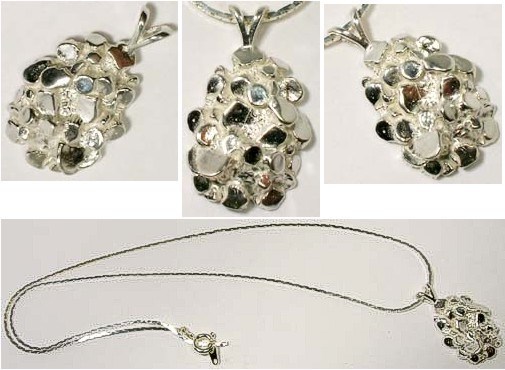 Quality Sterling Designer Pendant Ancient Greek Trojan Mycenea Treasures 1700BC