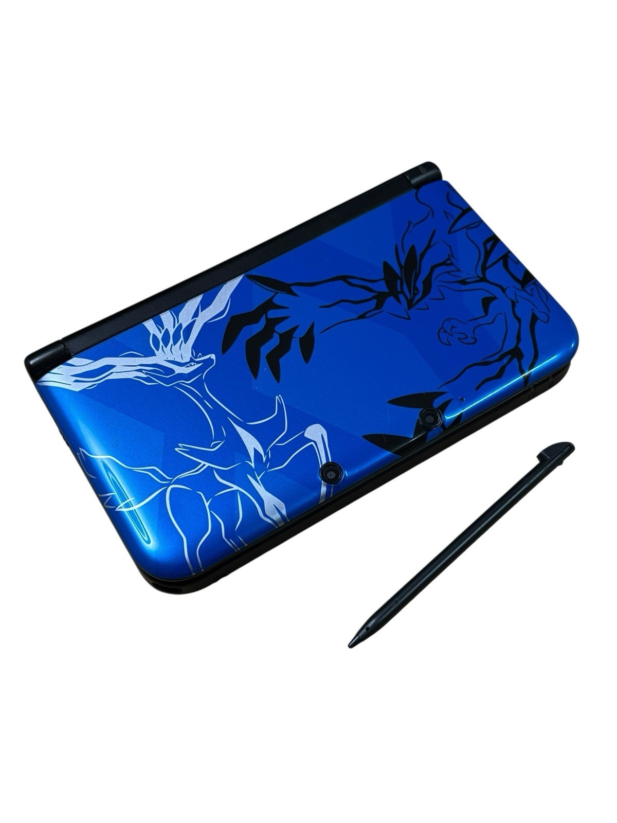 Nintendo 3DS LL Pokemon Xerneas Yveltal Blue Console Stylus Japan