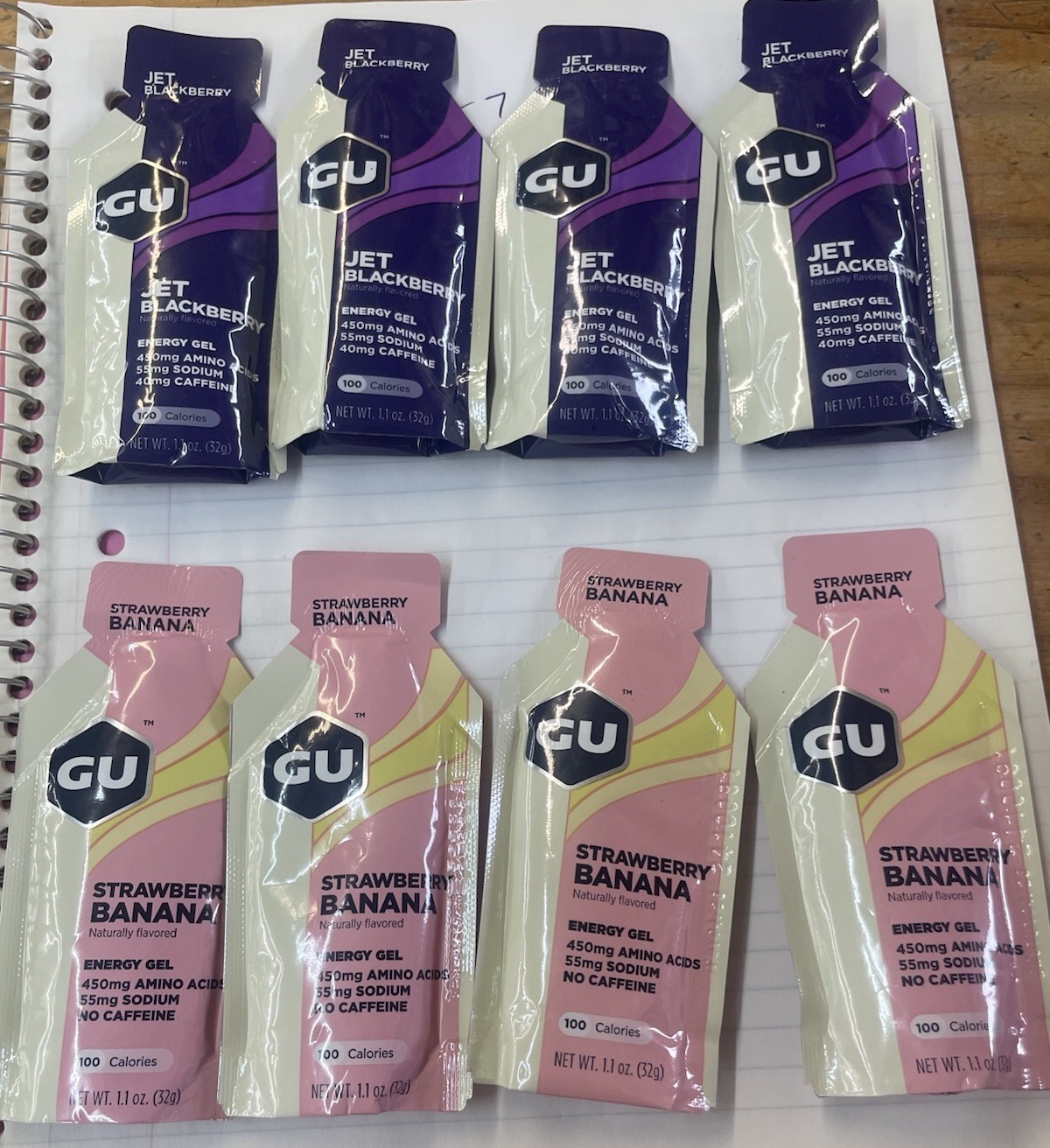 GU Energy Original Sports Nutrition Energy Gel, Vegan, Gluten-Free 24pk 04/2026