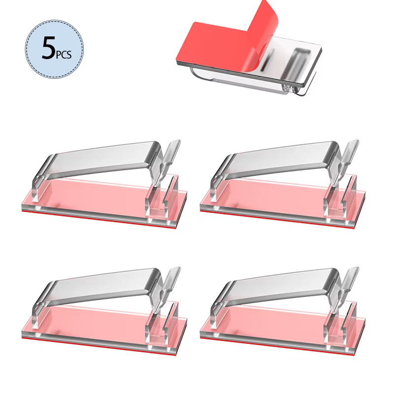 5/10/20 Pcs Self Adhesive Cable Management Clips Cable Organizers Wire Clips Cor