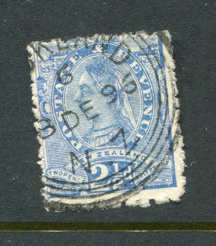 New Zealand #68 Victoria Perf 10x11 2 1/2 P. [Used]
