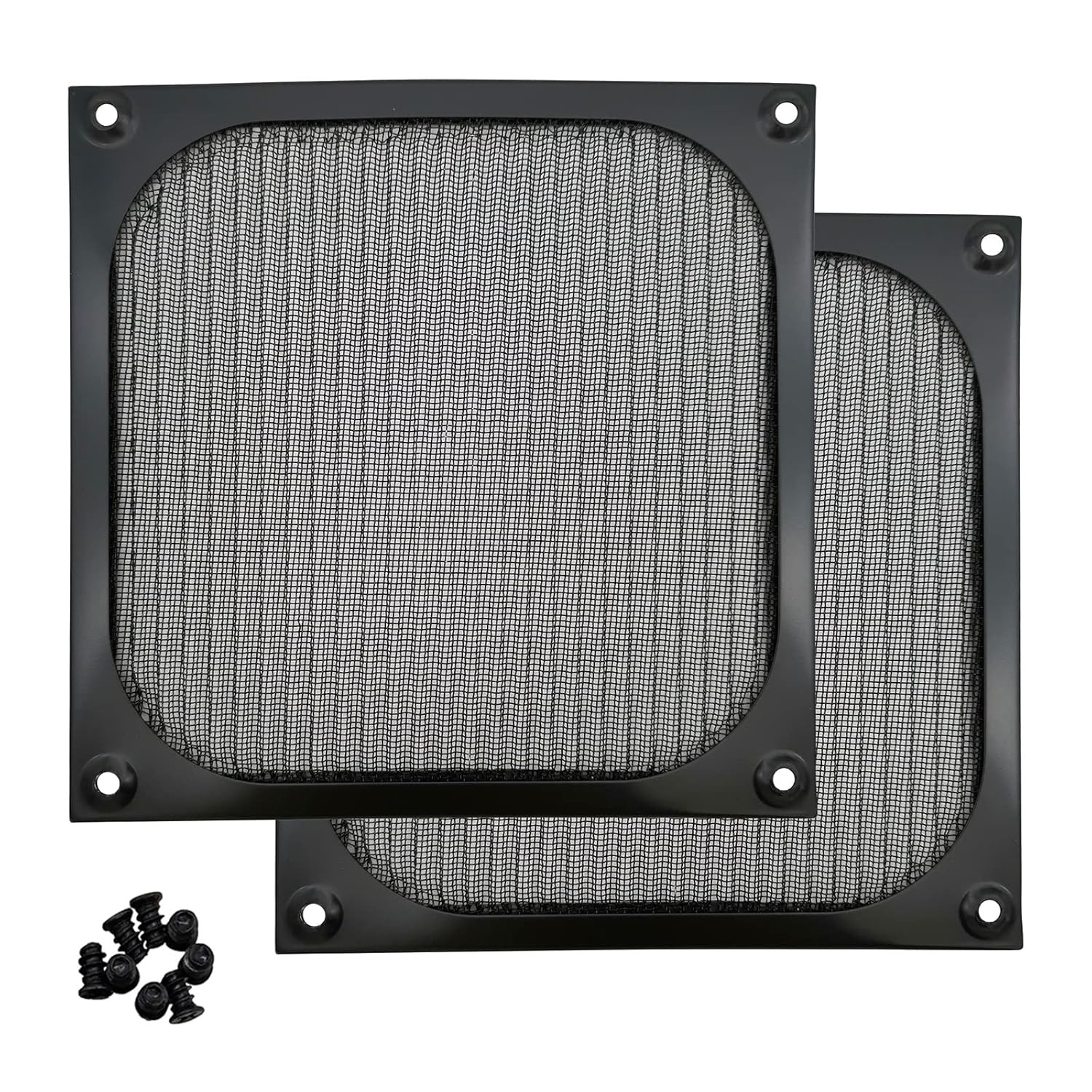 140mm Desktop Computer Case Fan Dust Filter Grills Dustproof Case Cover with Scr