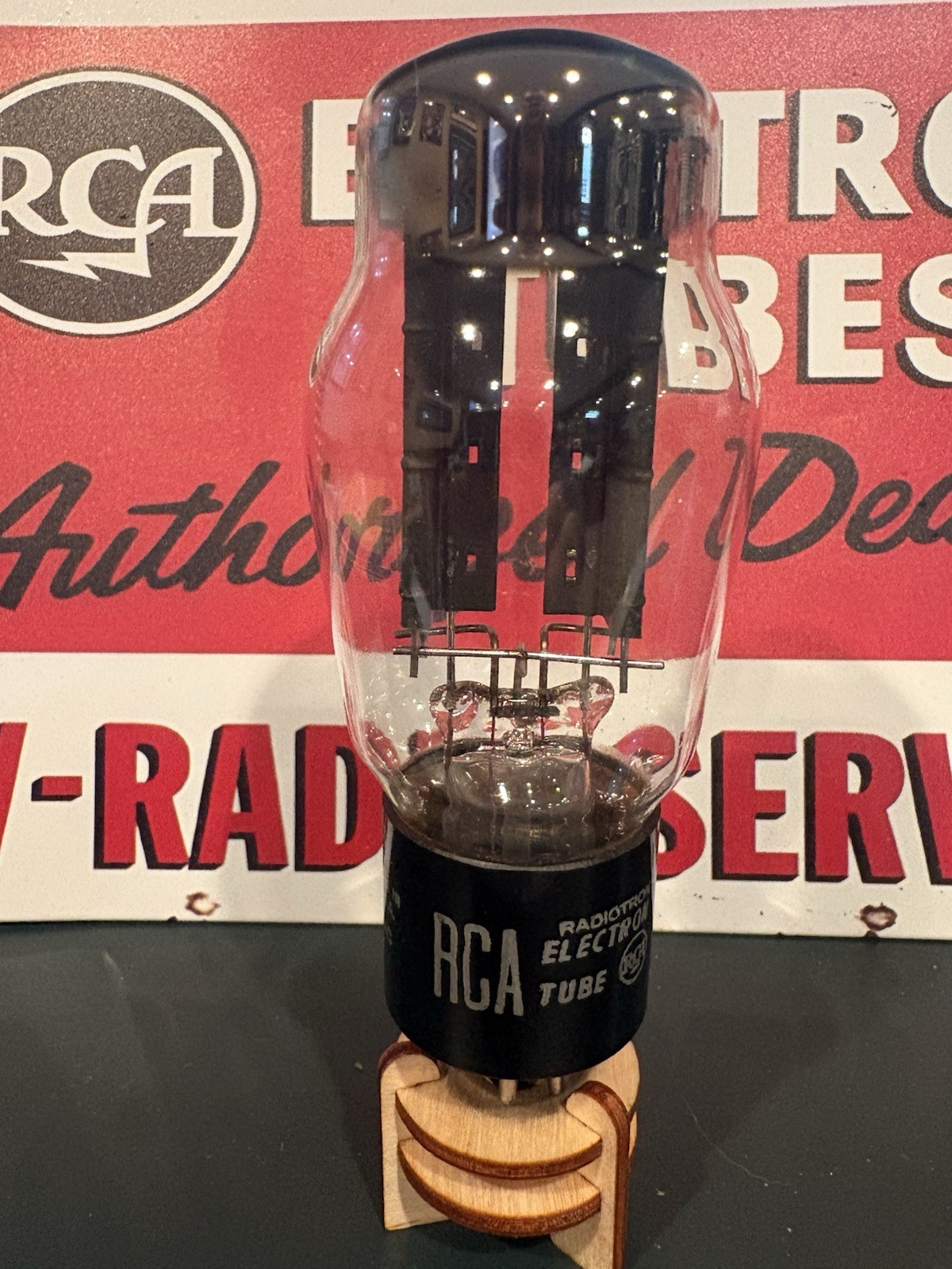 RCA 5U4G ST Bottle Black T Plate D Top Getter Tube TV7 TEST ANOS & Balanced 🔈