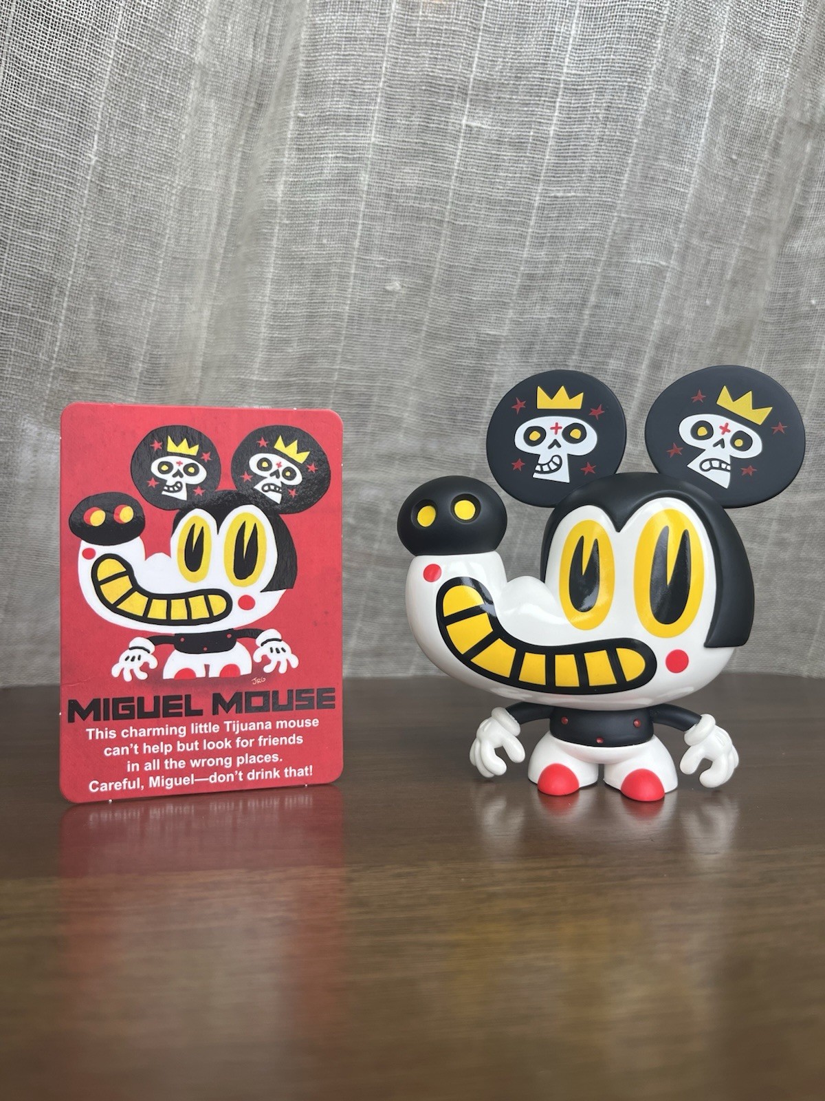 Jorge Gutierrez Super Machitos Miguel Mouse Vinyl Figure - With Card, No Box