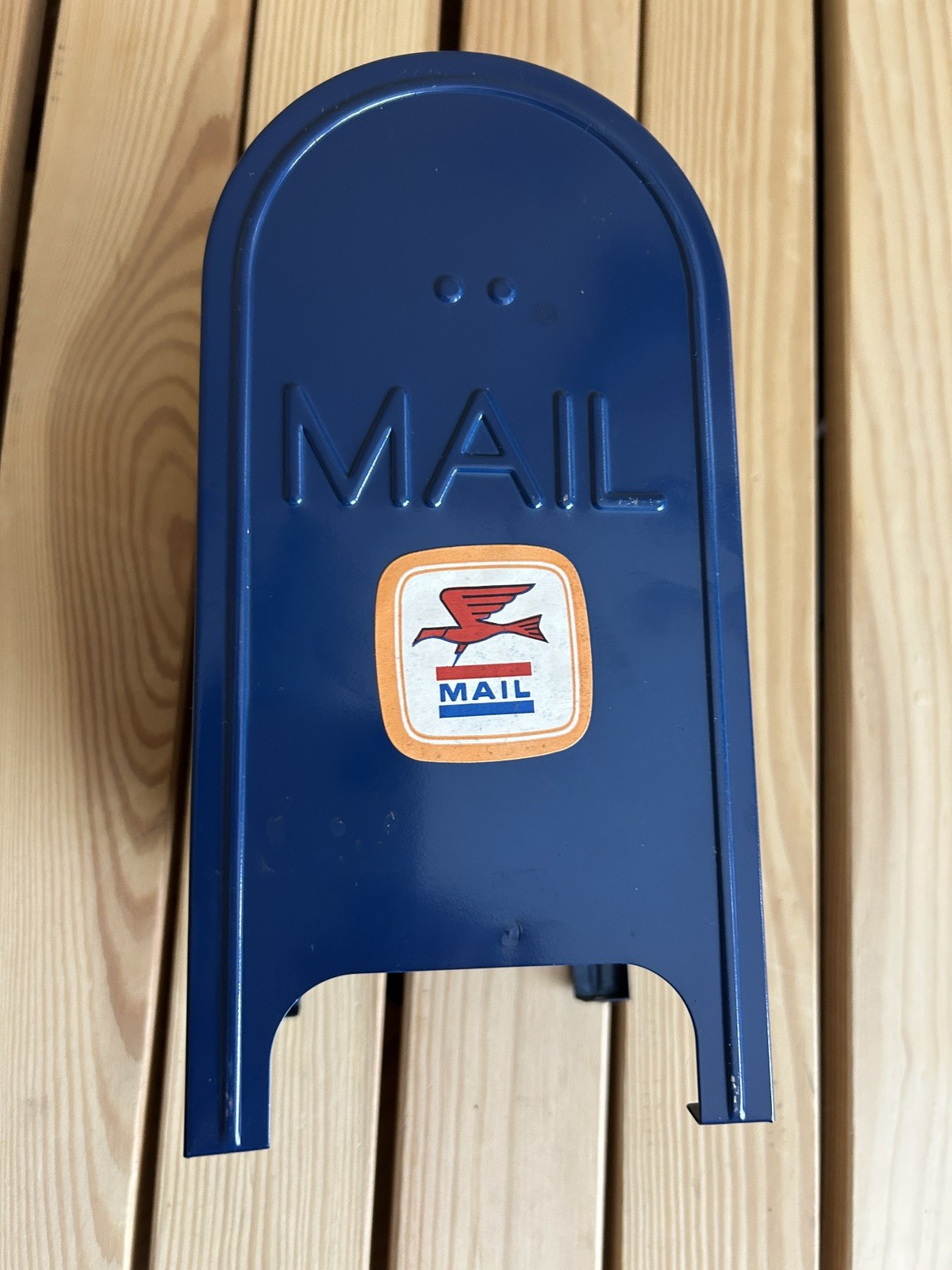 Vtg Brumberger US Mail Metal Post Office 9” Mailbox Piggy Coin Bank USPS w/ Key