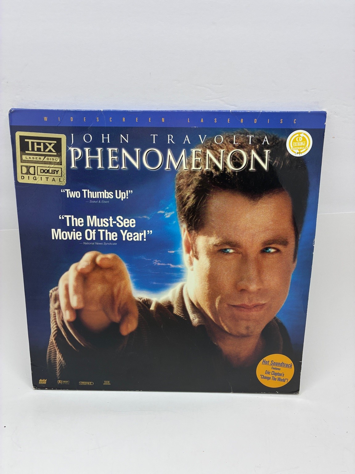 Phenomenon LaserDisc 1996 Drama Widescreen THX Dolby Digital Touchstone