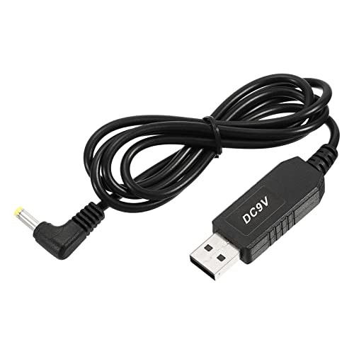 DC 5V to DC 9V USB Step Up Voltage Converter, Power Cable with 4.0mm x 1.7mm