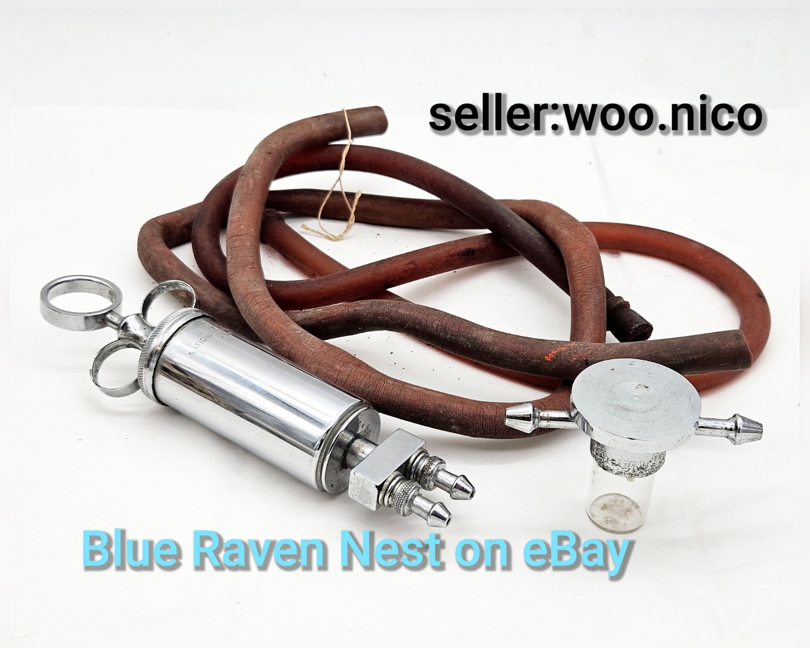 Antique Embalming Sryinge Mortuary  Undertaker National Casket Co. USA  Funeral