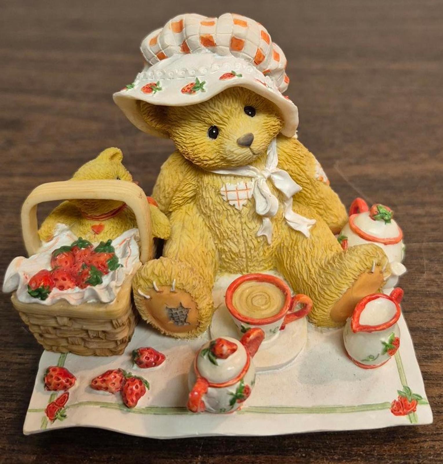 Cherished Teddies Thelma 'Cozy Tea For Two' Figurine