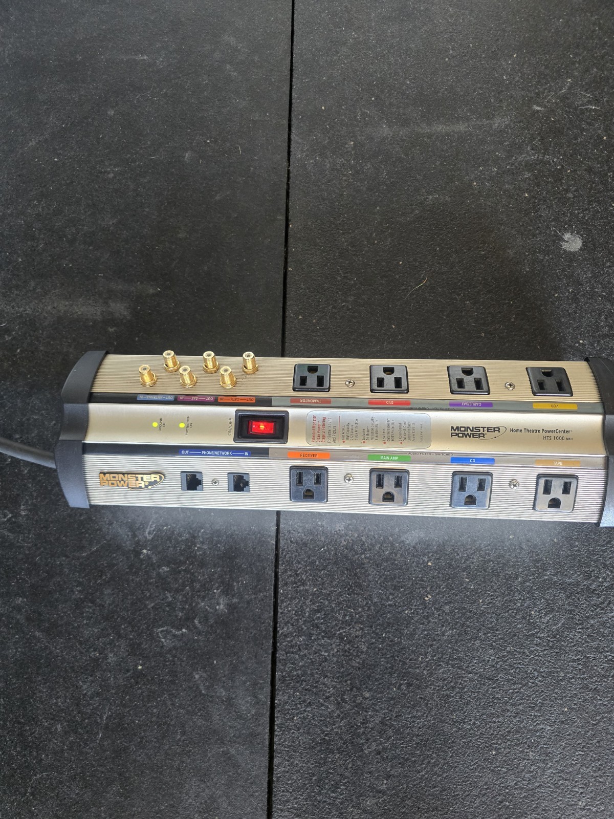 Monster Power / HTS 1000 MKII / Surge Protector / Home Theater Power Center