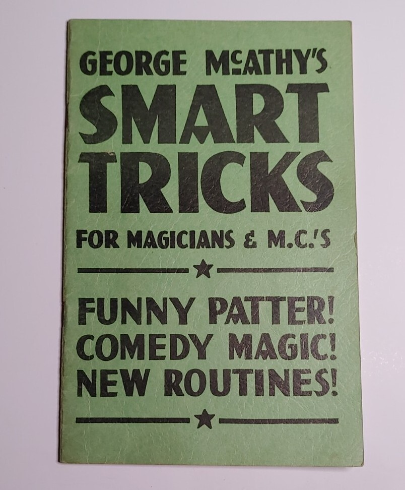 George McAthy’s Smart Tricks For Magicians And MC’s Booklet