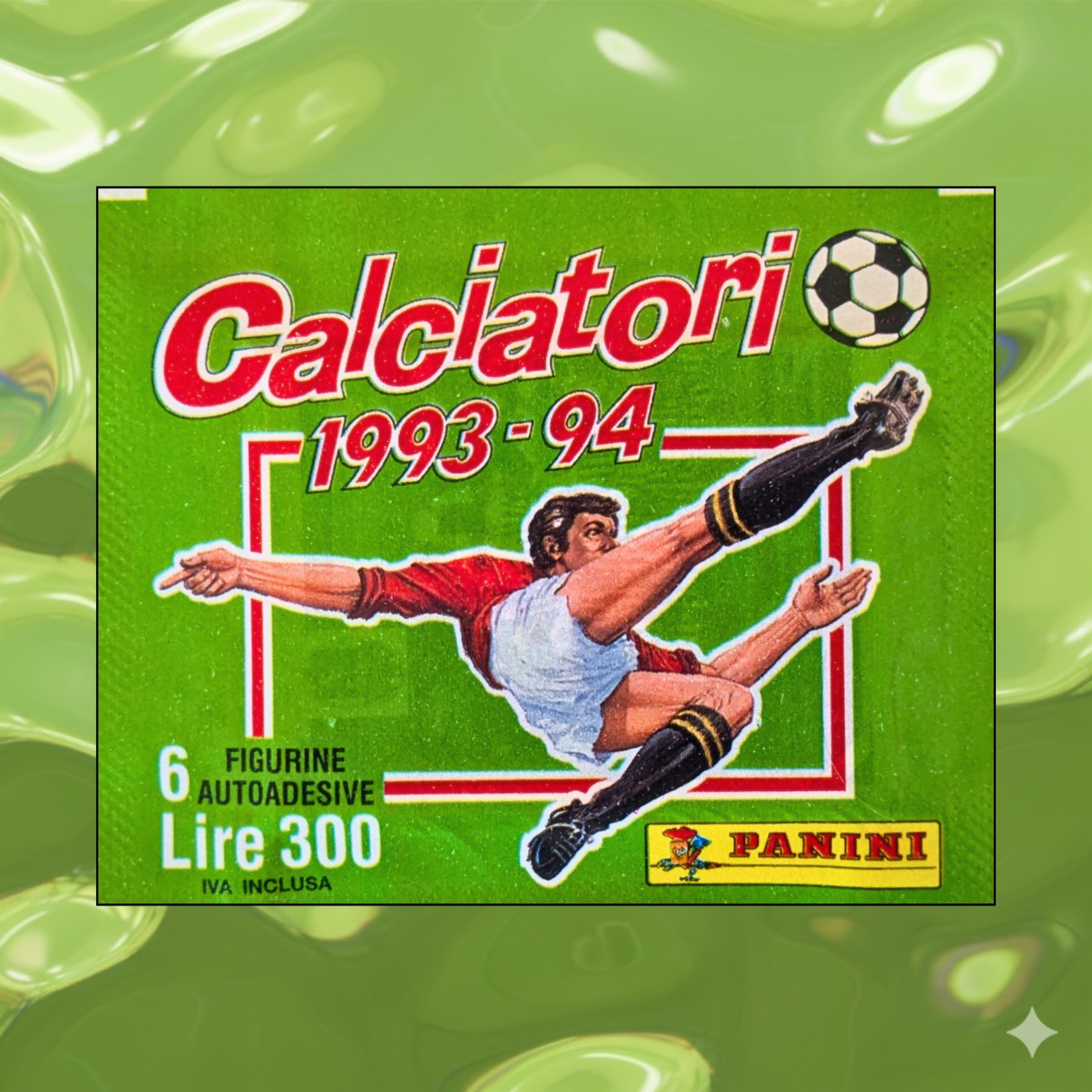 1993/94 Panini Calciatori Sealed Sticker Pack. Fabio Cannavaro Rookie 