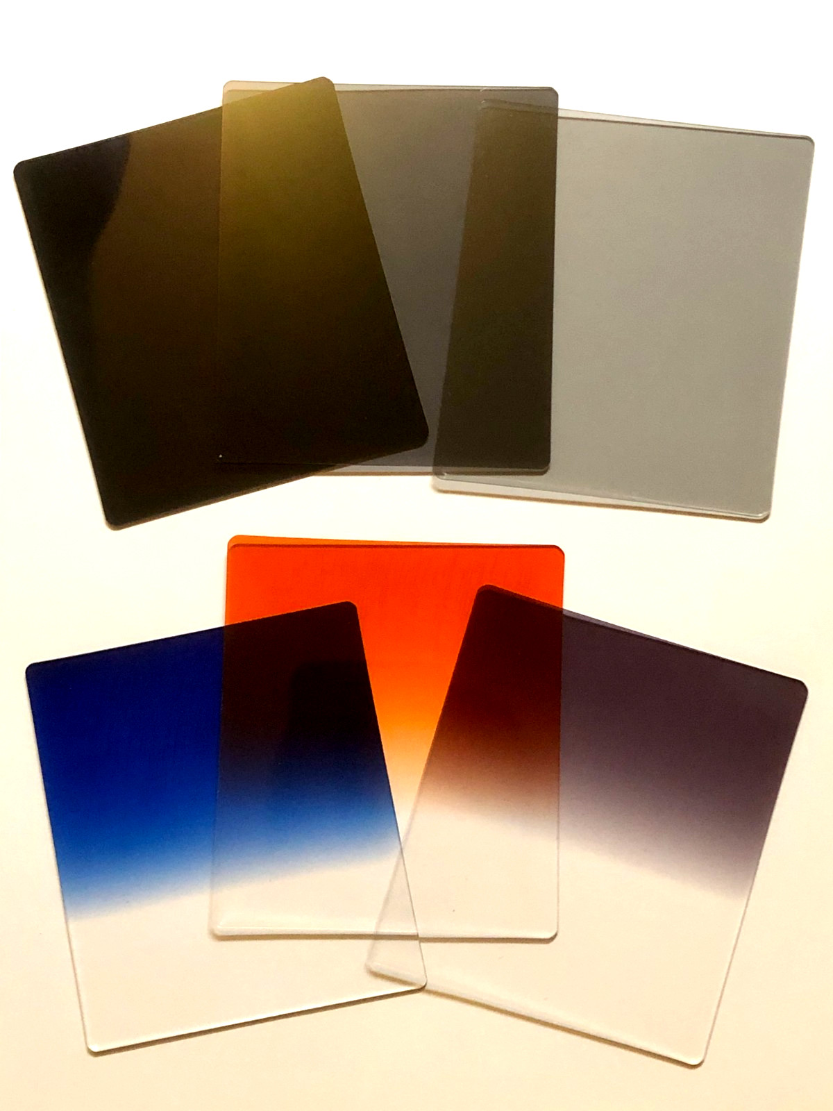 6pc ND2 ND4 ND8+GND Graduated Rectangle Filter Set 96x84mm 4 Cokin P Holder Case