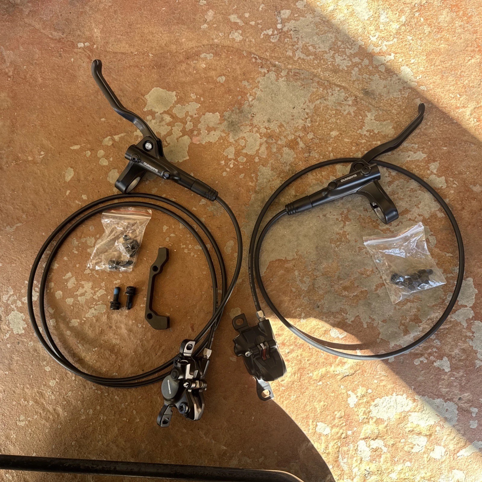 Shimano MT200 Hydraulic Brakes, 2 Piston Set ALL NEW - Never Used or installed