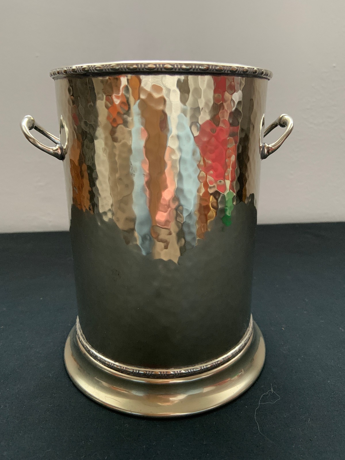 Deykin & Harrison silver plated art deco wine bottle holder/ cooler