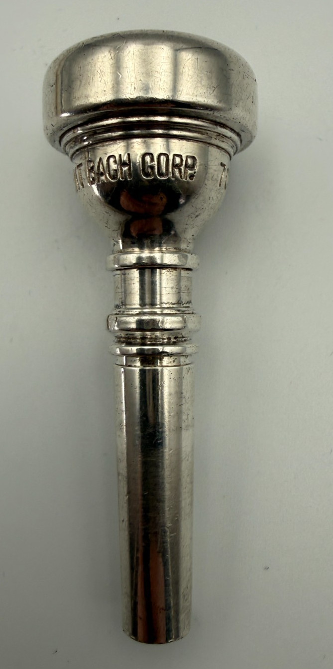 Vintage Vincent Bach Corp. 7C Cornet/Trumpet Mouthpiece