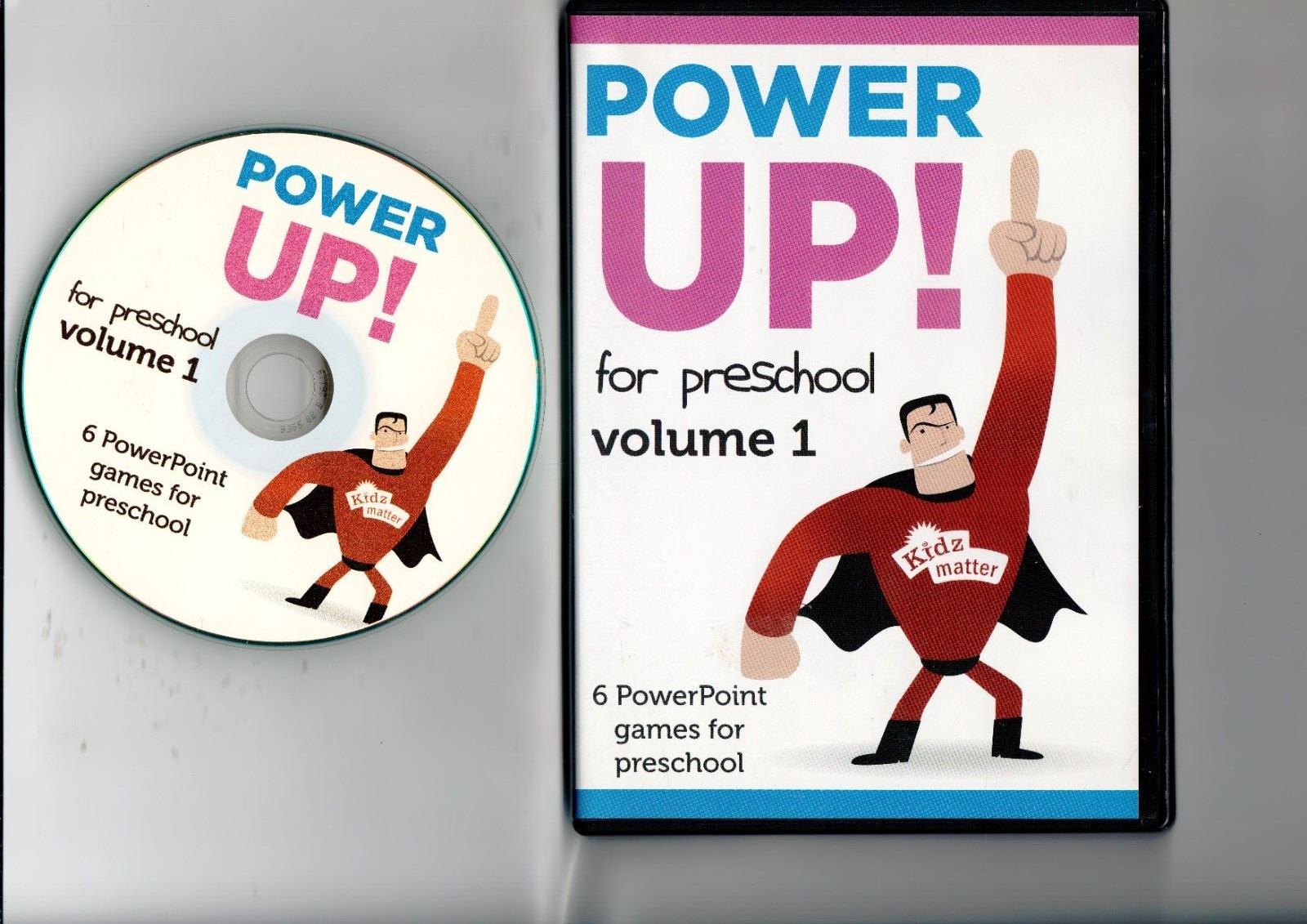 Power Up! for Preschool Volume 1, 6 Power Point Games for Preschool, Kidz Matter