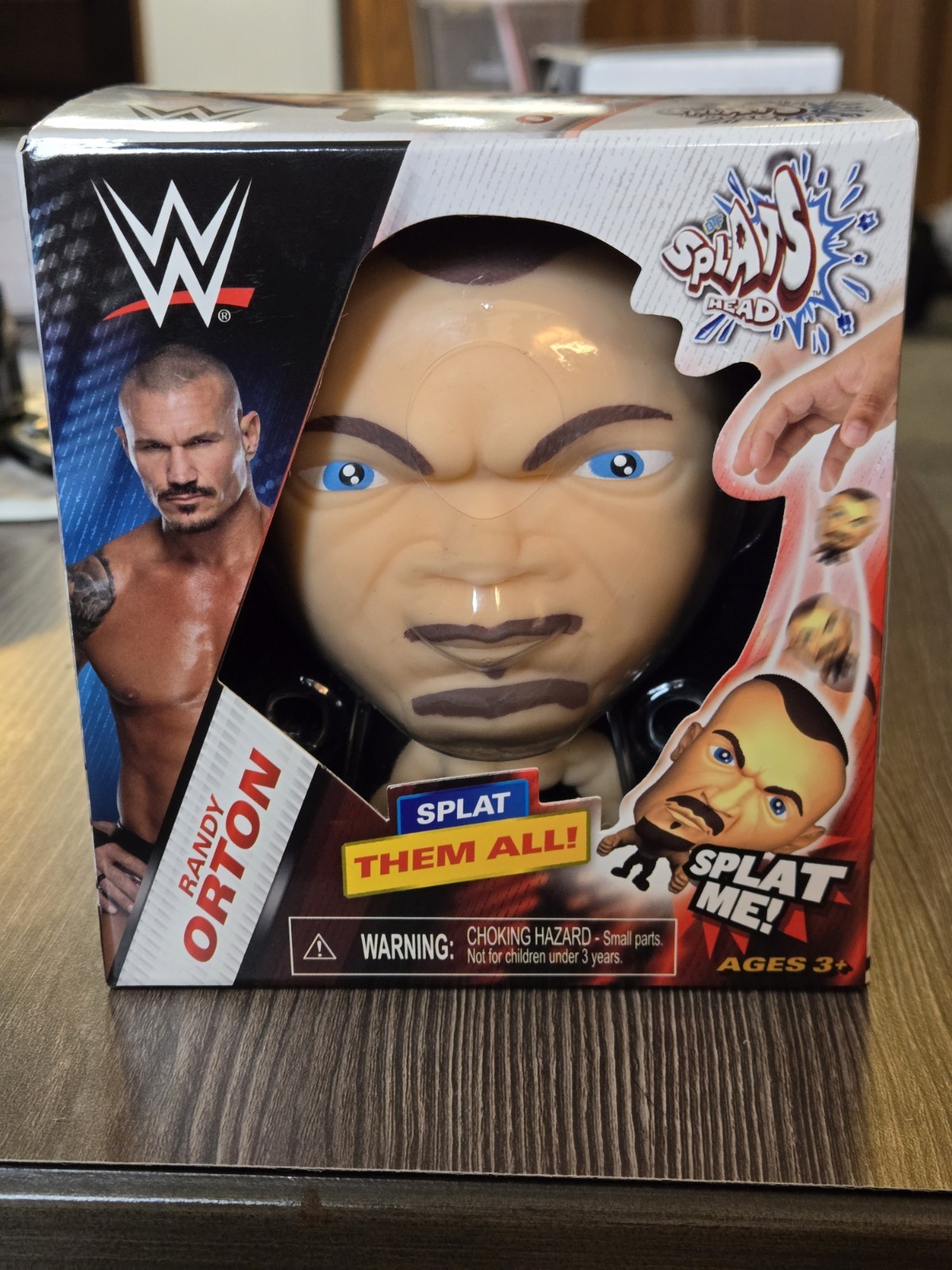 Randy Orton WWE Splats Head Smash Splat Squeeze Laugh Squishy Stress Relief ADHD