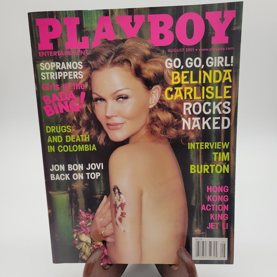 Vintage Playboy August 2001 Belinda Carlisle