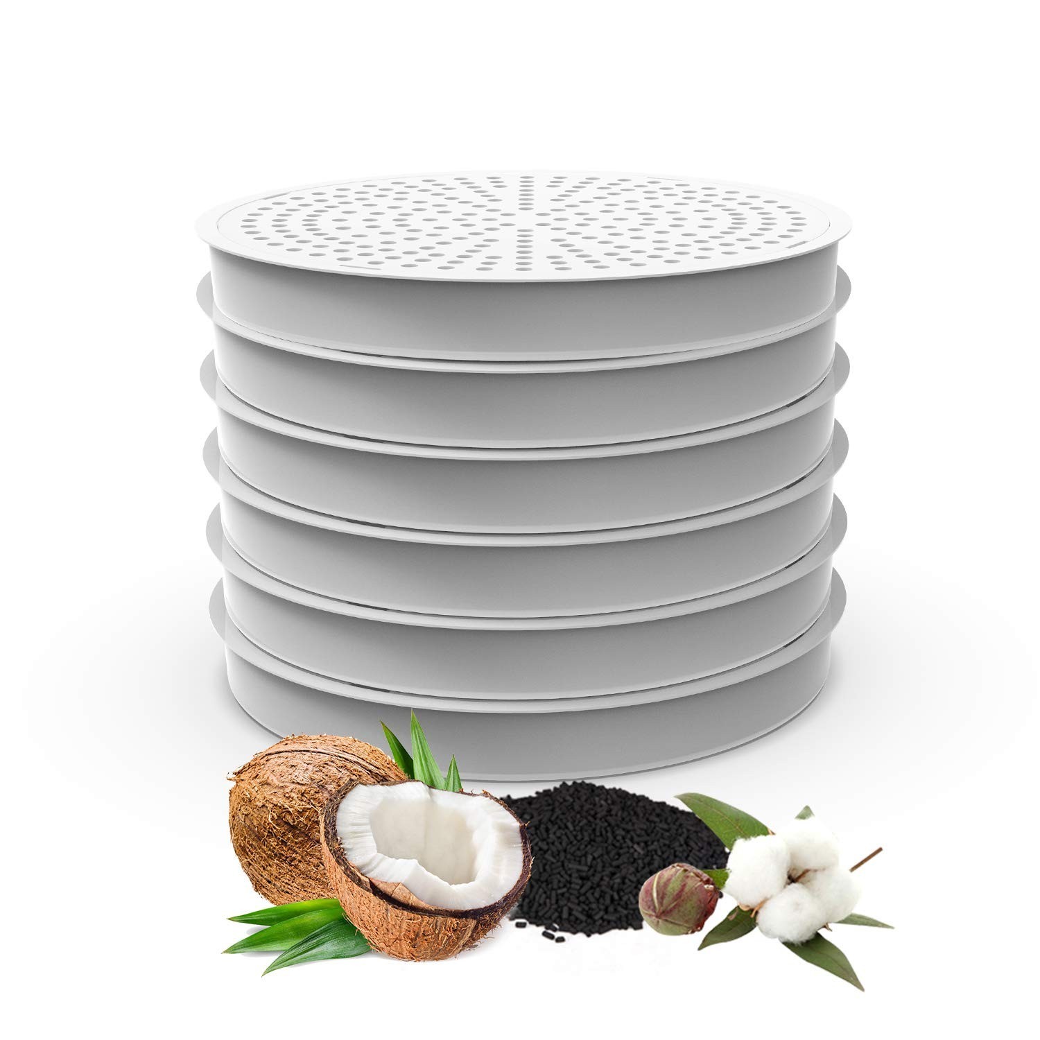 WellToBe Cat Water Fountain Filter, Multiple Filtration Pet Water Fountain Re...