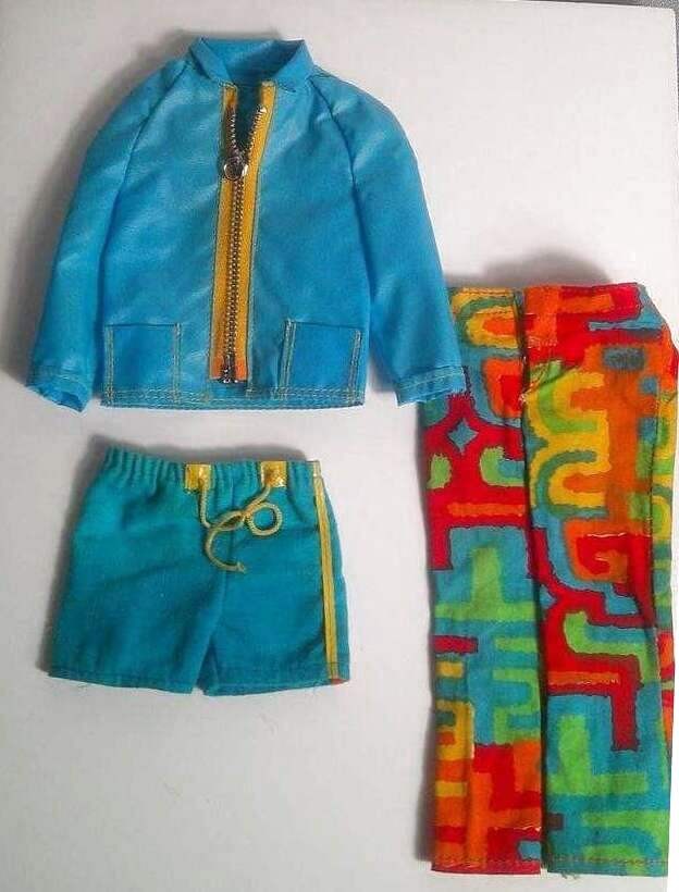 VTG KEN DOLL SHORELINES 1435 1970 MATTEL BARBIE VF-EXC-AV2