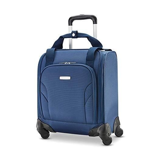 Samsonite Underseat Carry-On Spinner 16.5" Luggage Usb Port Ocean