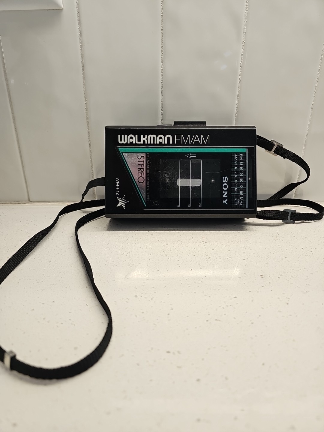 Sony Walkman WM-F12 FM/AM Stereo Cassette Player Not Working For Parts Or Repair