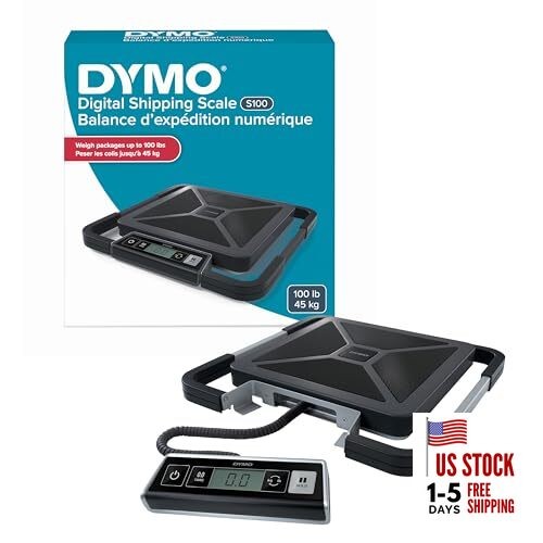  S100 Digital USB Shipping Scale, 100-Pound Capacity, Heavy Duty - for 