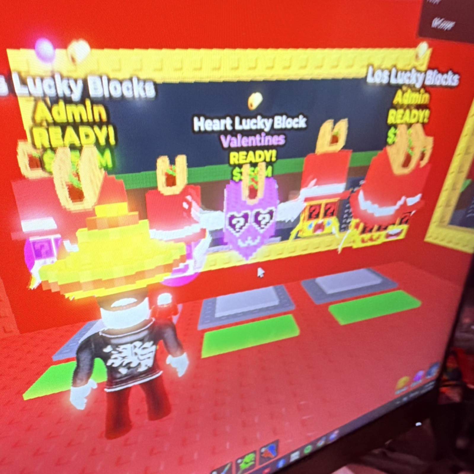 steal a brainrot valentine’s Day lucky blocks and admin lucky blocks 