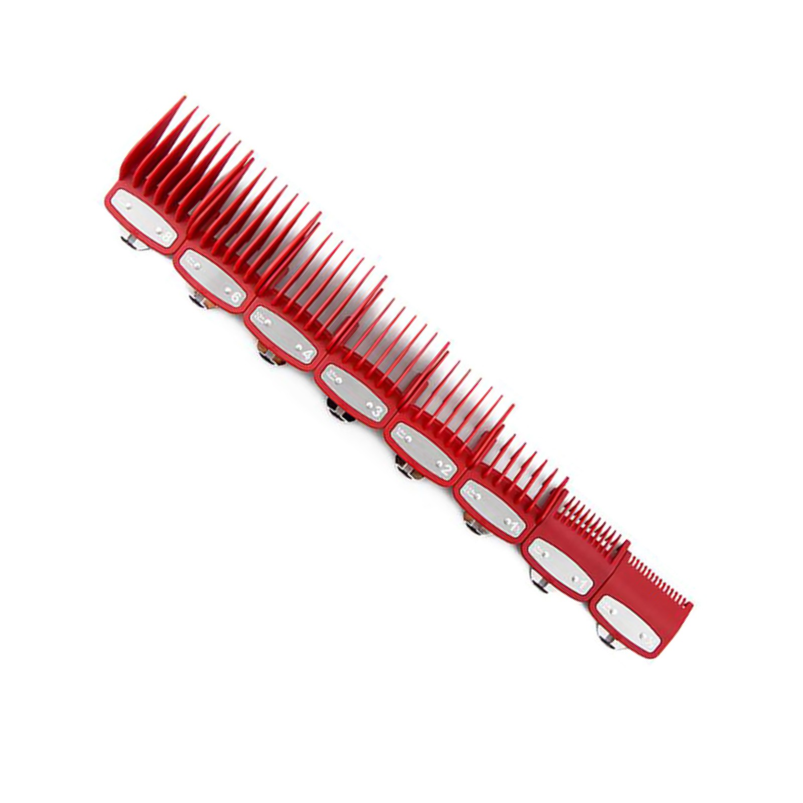 8* Metal +Polymer Hair Clipper Cutting Guide Combs For WAHL Hair Cutting Machine