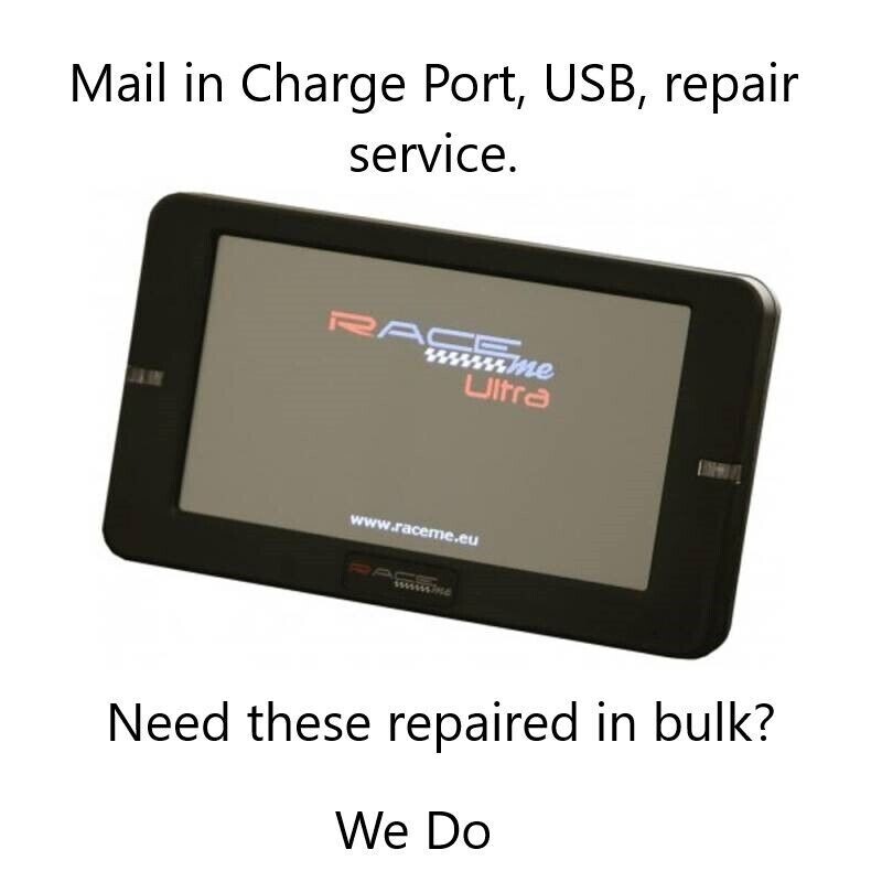 RaceMe Ultra, and Controller,Micro Combo,USB, Charge Port mail in Repair Service