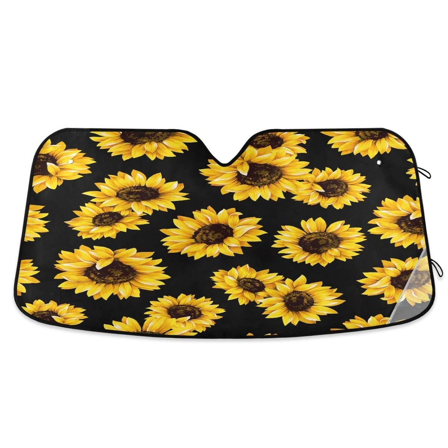 Bolaz Sunflower Car Windshield Sun Shade, Blocks Sun Visor Protector Foldable...