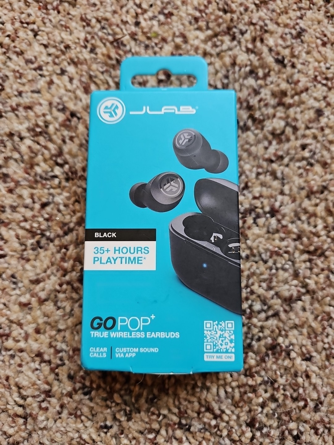 JLab - GO POP True Wireless In-Ear Headphones - Black