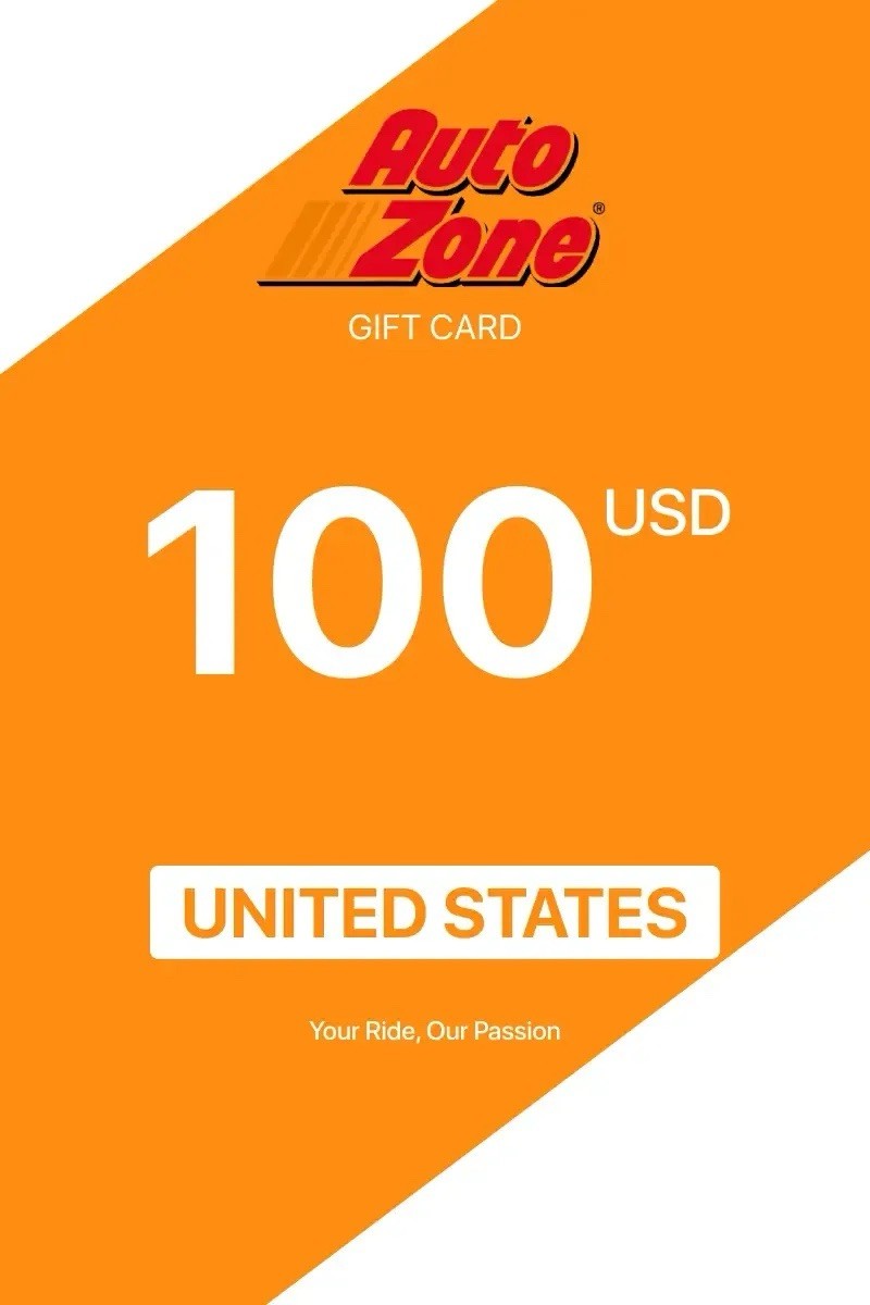 Autozone E Gift Card $100 Value