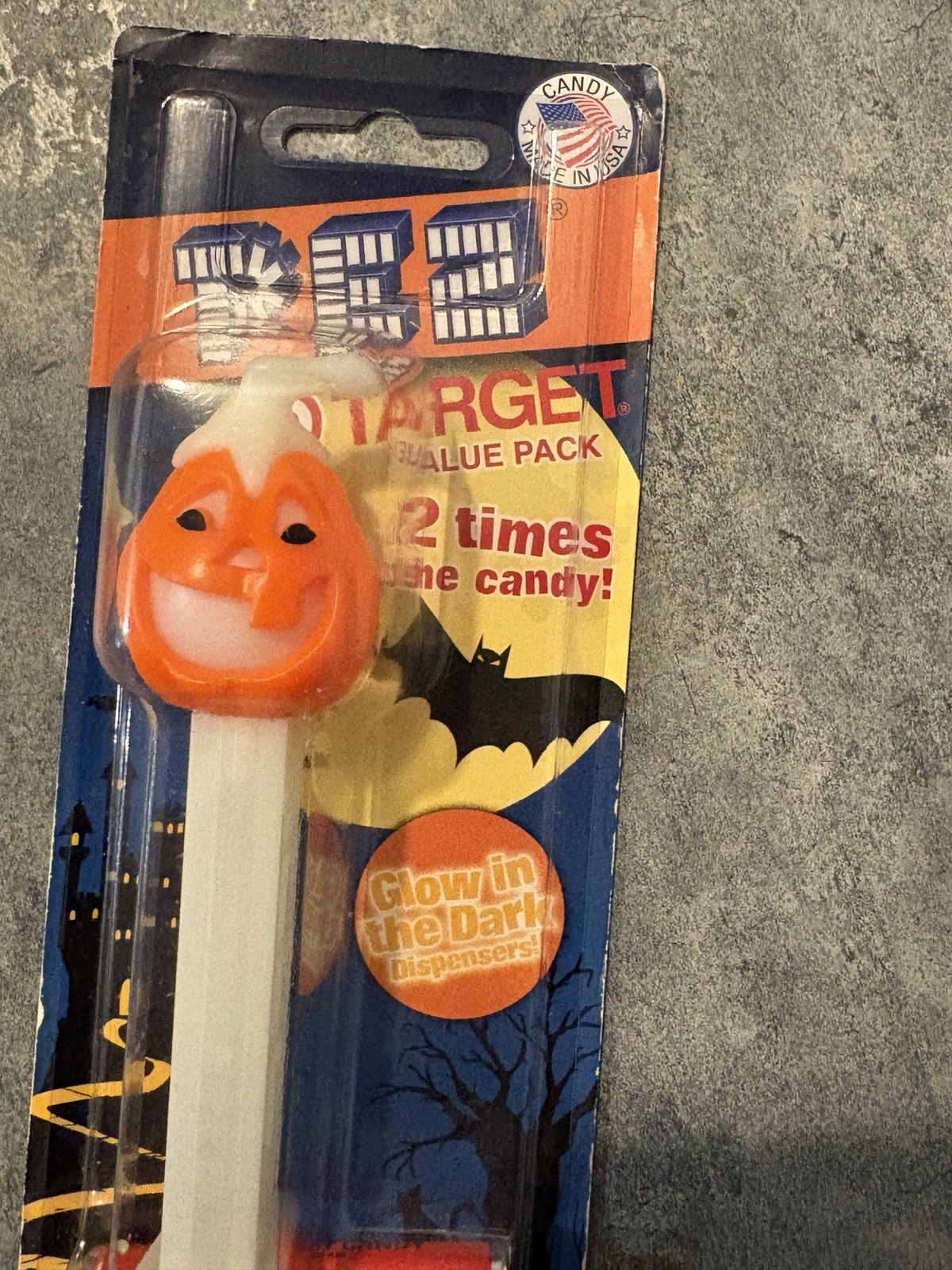 Pumpkin Pez Dispenser (glow In The dark)  With Candy-NEW-Sealed Package-2011 -
