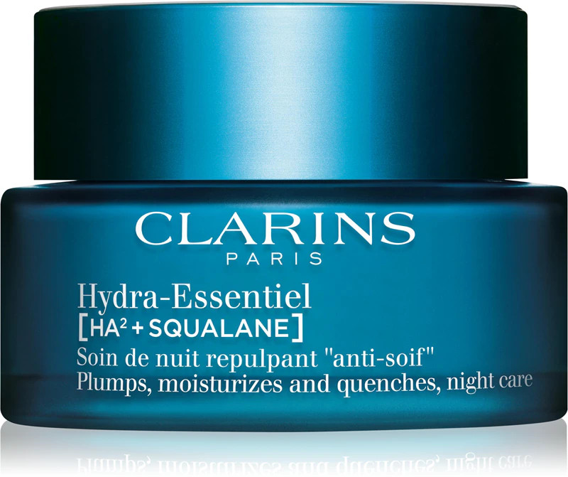 CLARINS Hydra-Essentiel Night Moisturizer w/hyaluronic acid 50ml NIB Sealed~TSTR