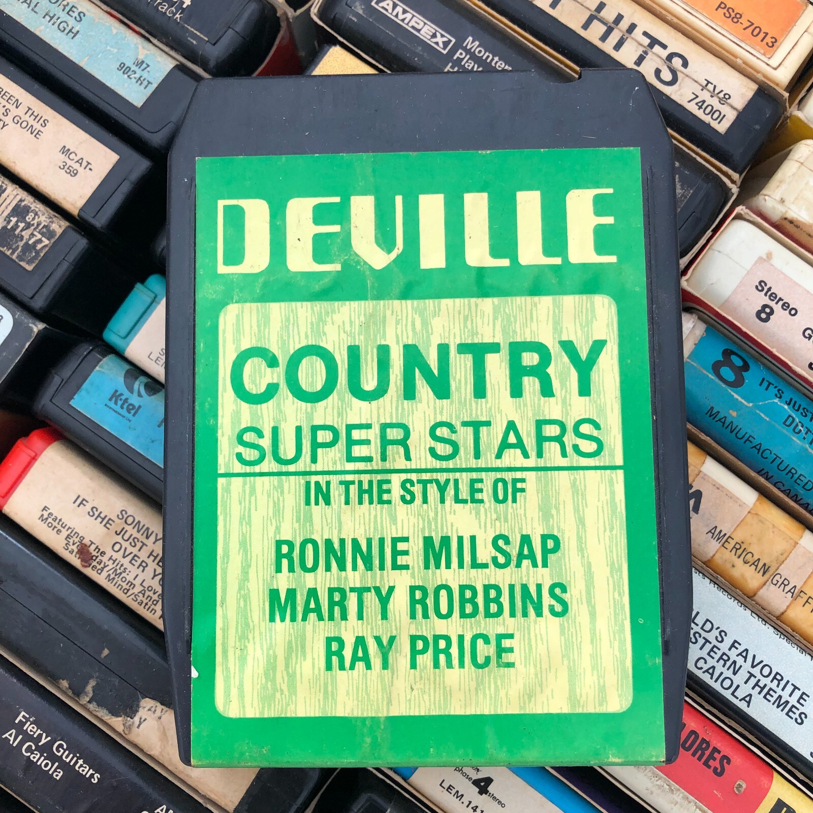 Deville Country Stars in the style of 1977, 8 Track Tape 